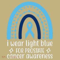 I Wear Light Blue For Prostate Cancer Awareness Mousepad thumb 1