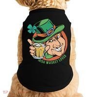 Irish Whiskey Lover St Patricks Day Doggie Tank thumb 0