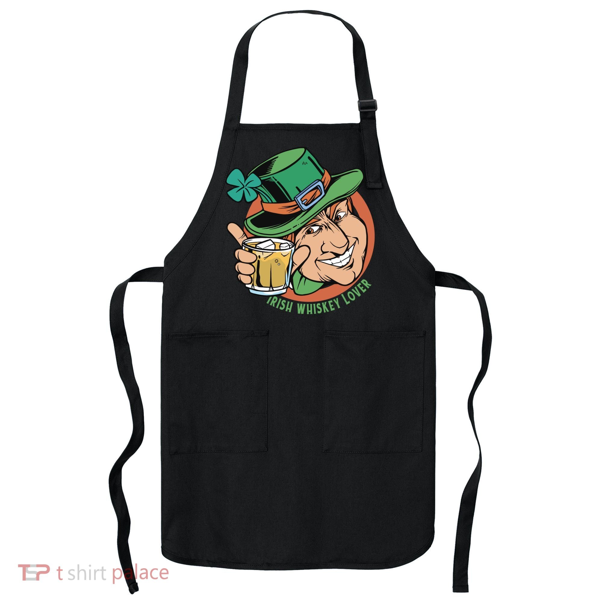 Irish Whiskey Lover St Patricks Day Apron