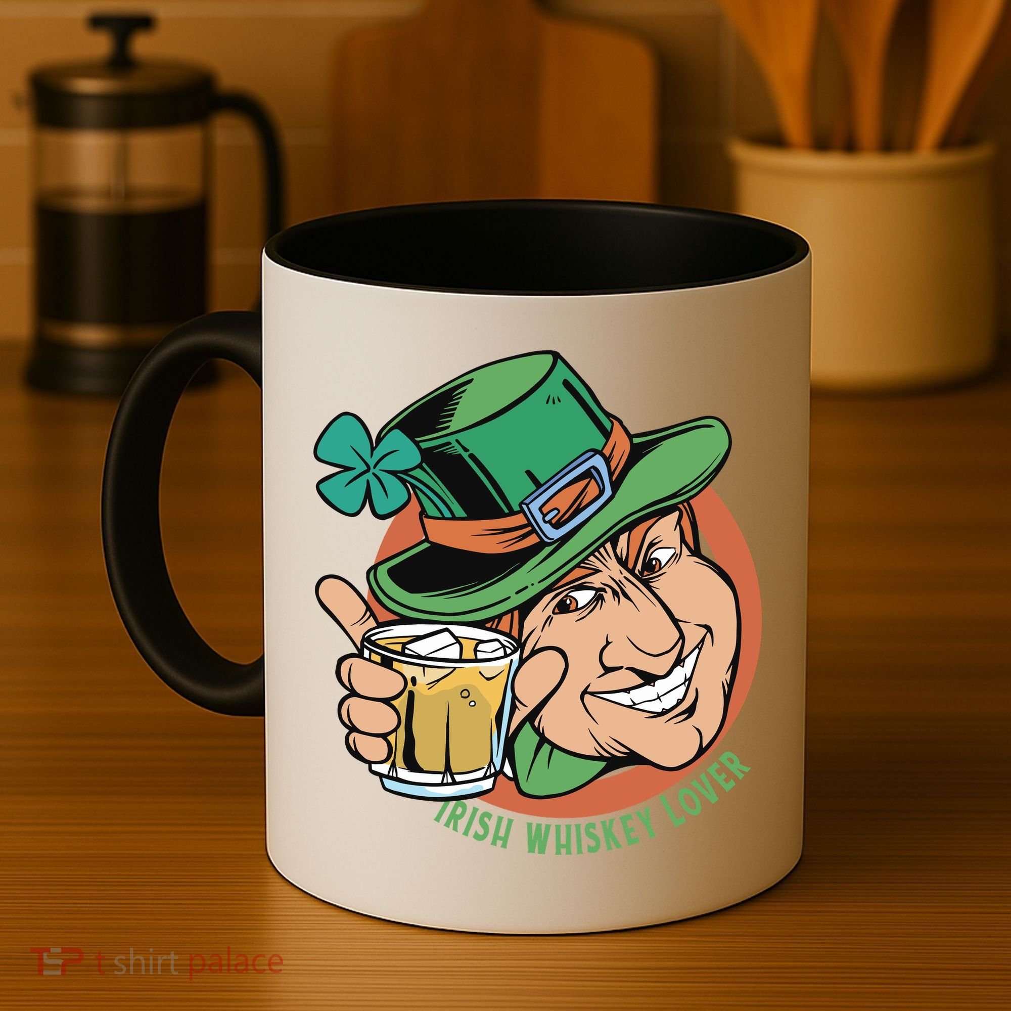 Irish Whiskey Lover St Patricks Day Coffee Mug