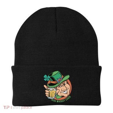 Irish Whiskey Lover St Patricks Day Beanie