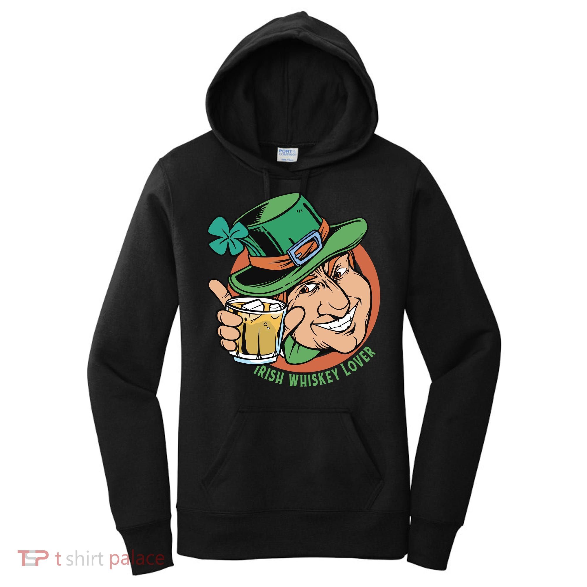 Irish Whiskey Lover St Patricks Day Women's Hoodie