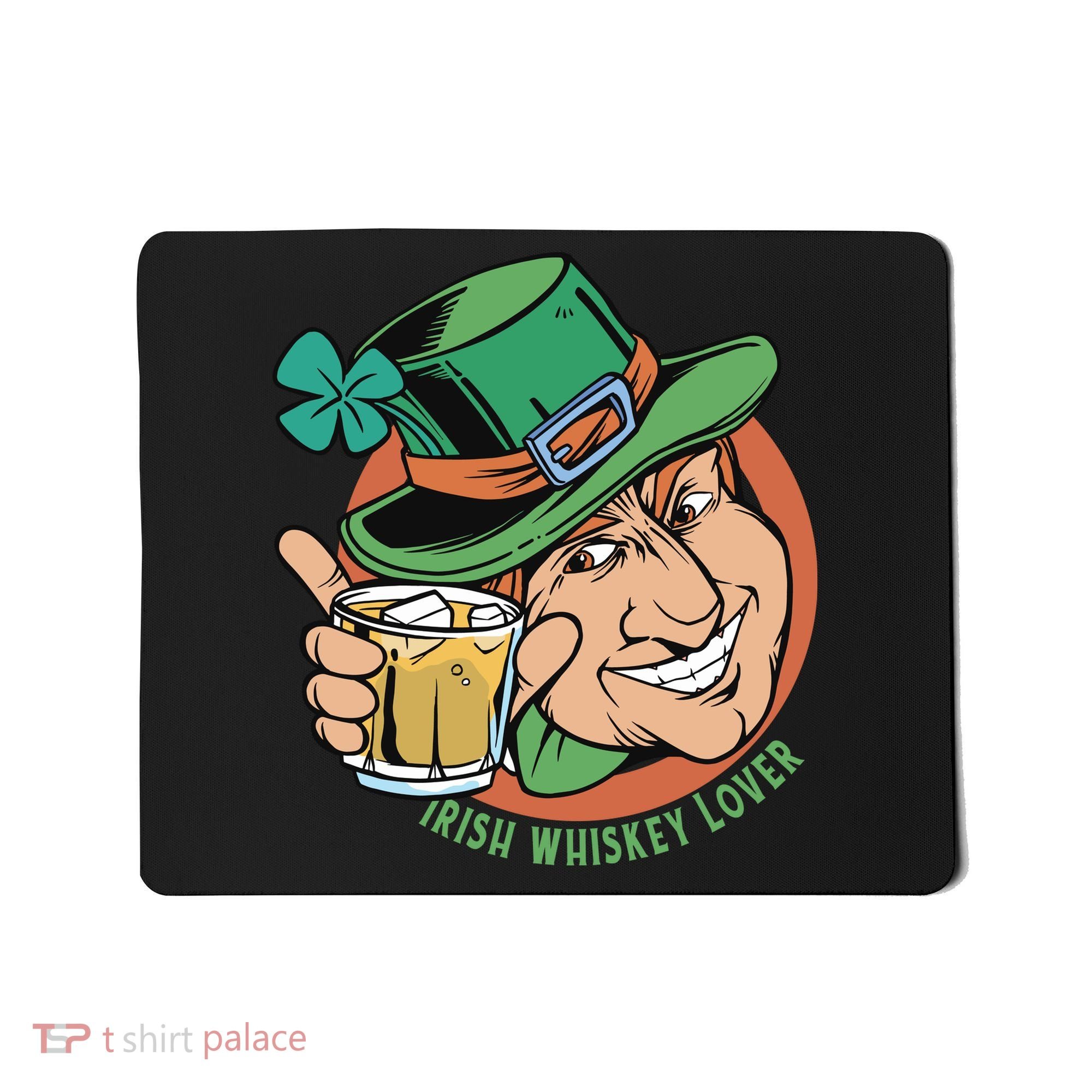 Irish Whiskey Lover St Patricks Day Mousepad