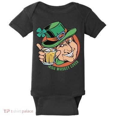 Irish Whiskey Lover St Patricks Day Baby Bodysuit