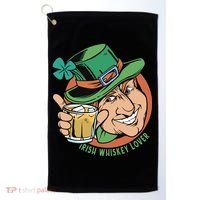 Irish Whiskey Lover St Patricks Day Golf Towel thumb 0