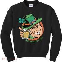 Irish Whiskey Lover St Patricks Day Kids Sweatshirt thumb 0