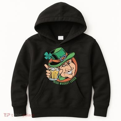 Irish Whiskey Lover St Patricks Day Kids Hoodie