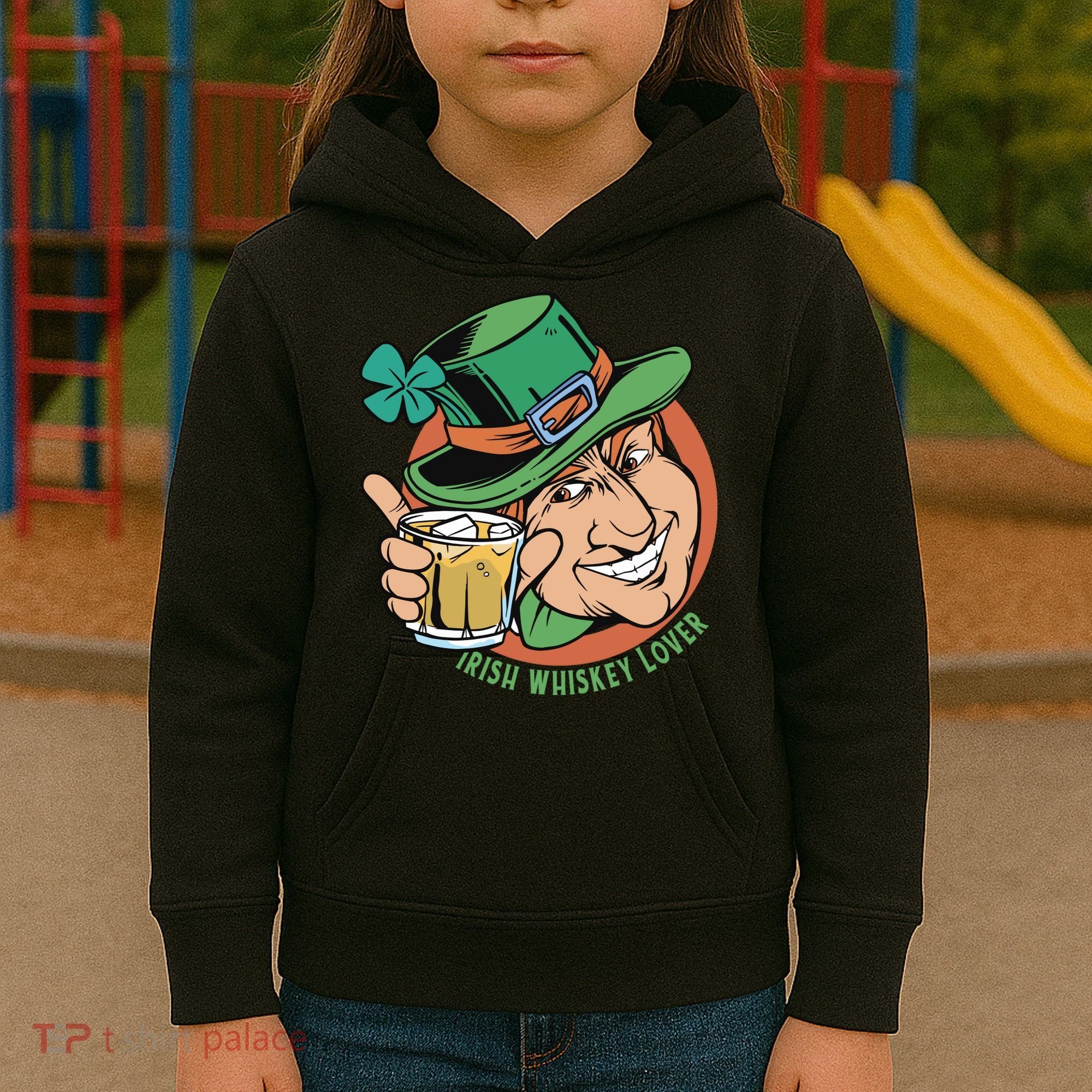 Irish Whiskey Lover St Patricks Day Kids Hoodie