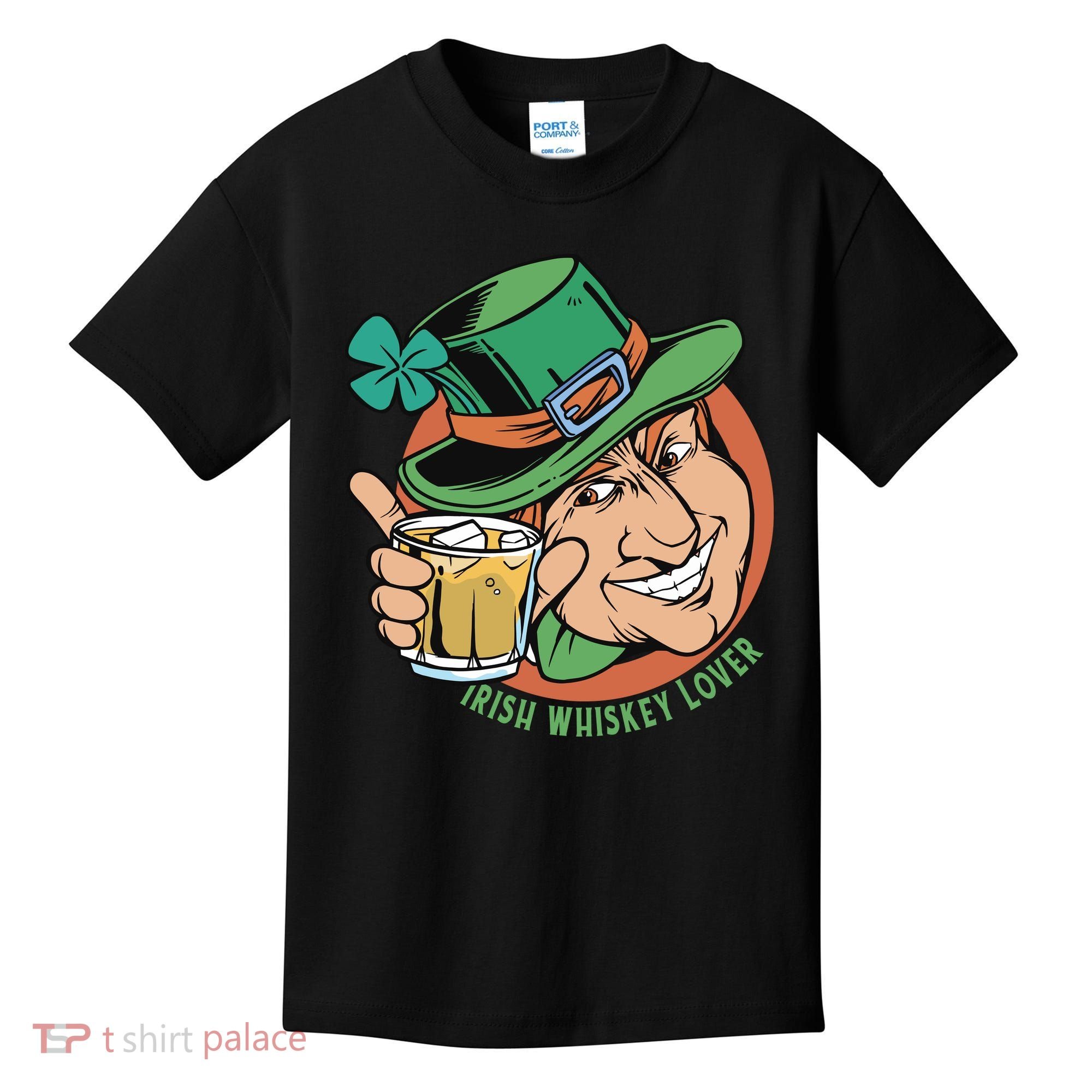 Irish Whiskey Lover St Patricks Day Kids T-Shirt