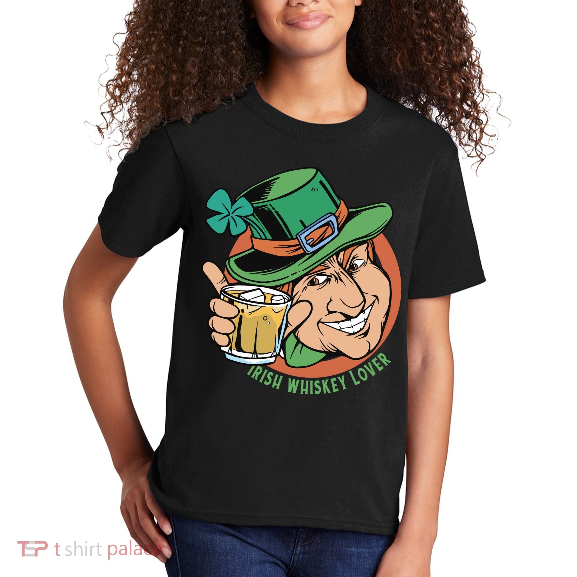 Irish Whiskey Lover St Patricks Day Kids T-Shirt