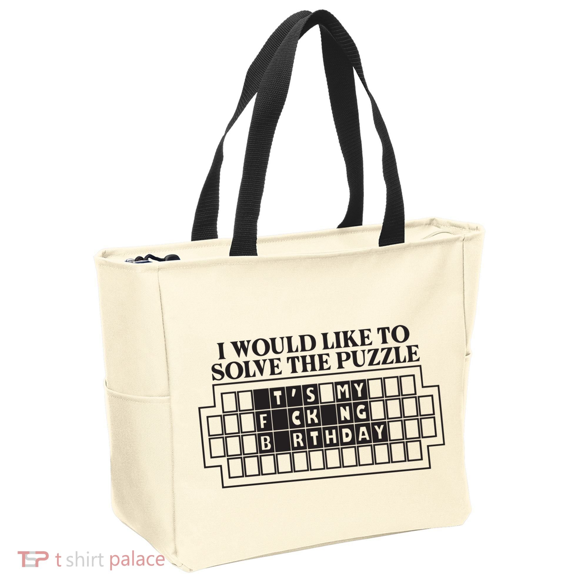 I Would Like To Solve The Puzzle Fuck The Patriarchy Tote Bag