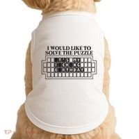I Would Like To Solve The Puzzle Fuck The Patriarchy Doggie Tank thumb 0