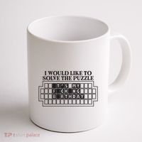 I Would Like To Solve The Puzzle Fuck The Patriarchy Coffee Mug thumb 1