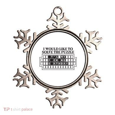 I Would Like To Solve The Puzzle Fuck The Patriarchy Ornament