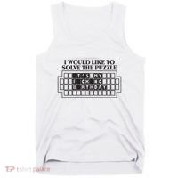 I Would Like To Solve The Puzzle Fuck The Patriarchy Tank Top thumb 0