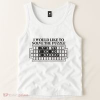 I Would Like To Solve The Puzzle Fuck The Patriarchy Tank Top thumb 2