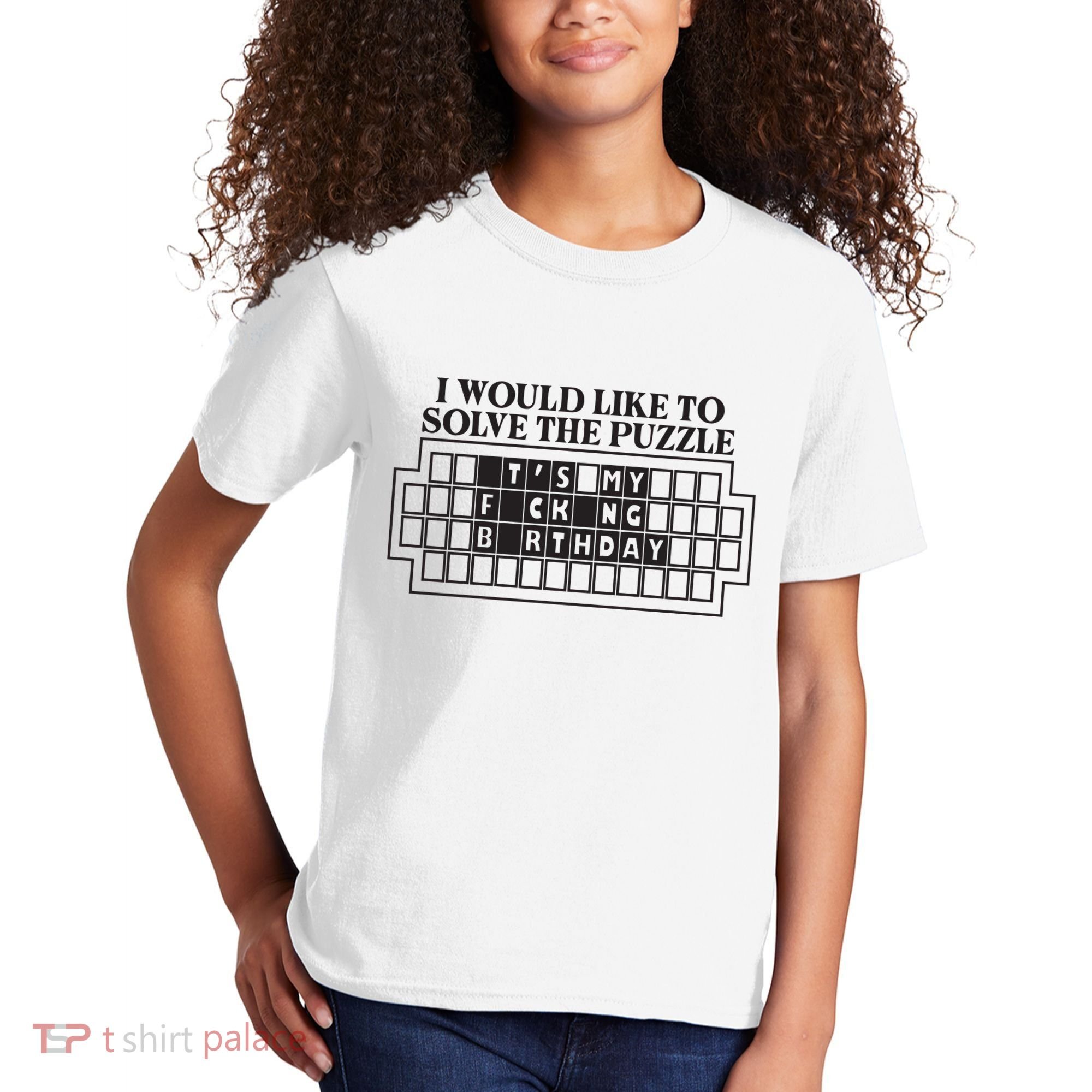 I Would Like To Solve The Puzzle Fuck The Patriarchy Kids T-Shirt