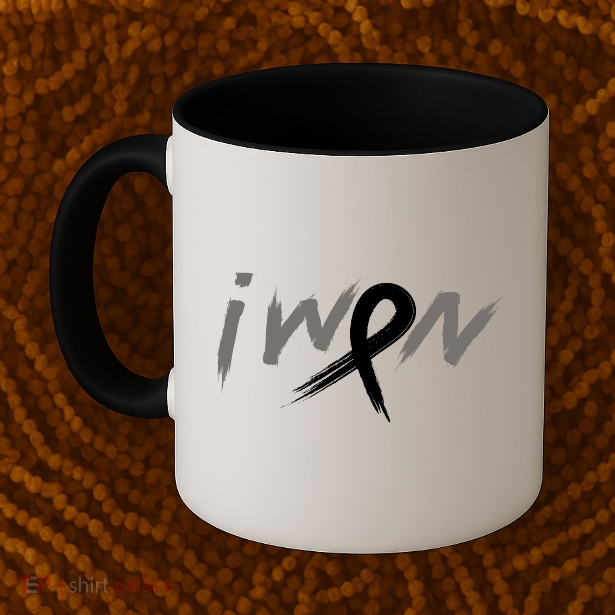 I Won Melanoma Skin Cancer Awareness Ribbon Support Gift Coffee Mug