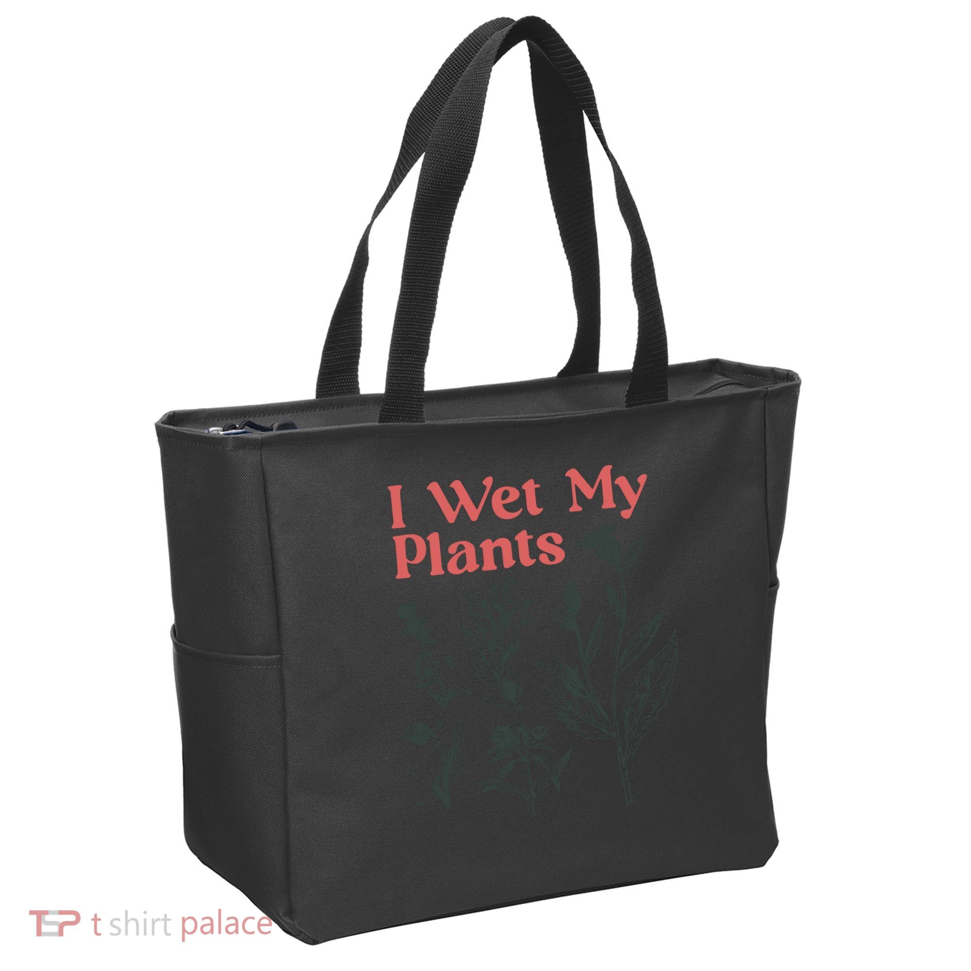 I Wet My Plants Tote Bag