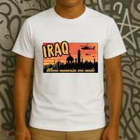 Iraq Where Memories Are Made Oif  Military Tourist Retro T-Shirt thumb 3