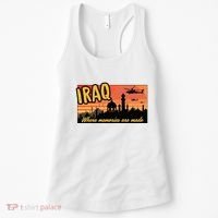 Iraq Where Memories Are Made Oif  Military Tourist Retro Women's Tank Top thumb 0