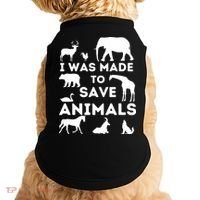 I Was Made To Save Animals Animal Rescue Protection Doggie Tank thumb 0