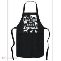 I Was Made To Save Animals Animal Rescue Protection Apron thumb 0