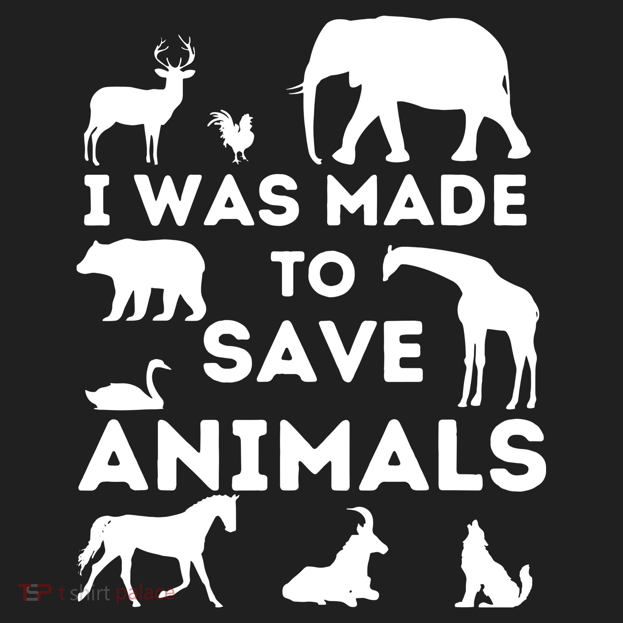 I Was Made To Save Animals Animal Rescue Protection Beanie