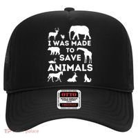 I Was Made To Save Animals Animal Rescue Protection Hat thumb 0