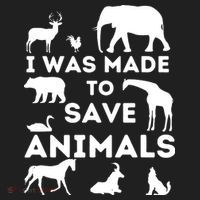 I Was Made To Save Animals Animal Rescue Protection Hat thumb 2
