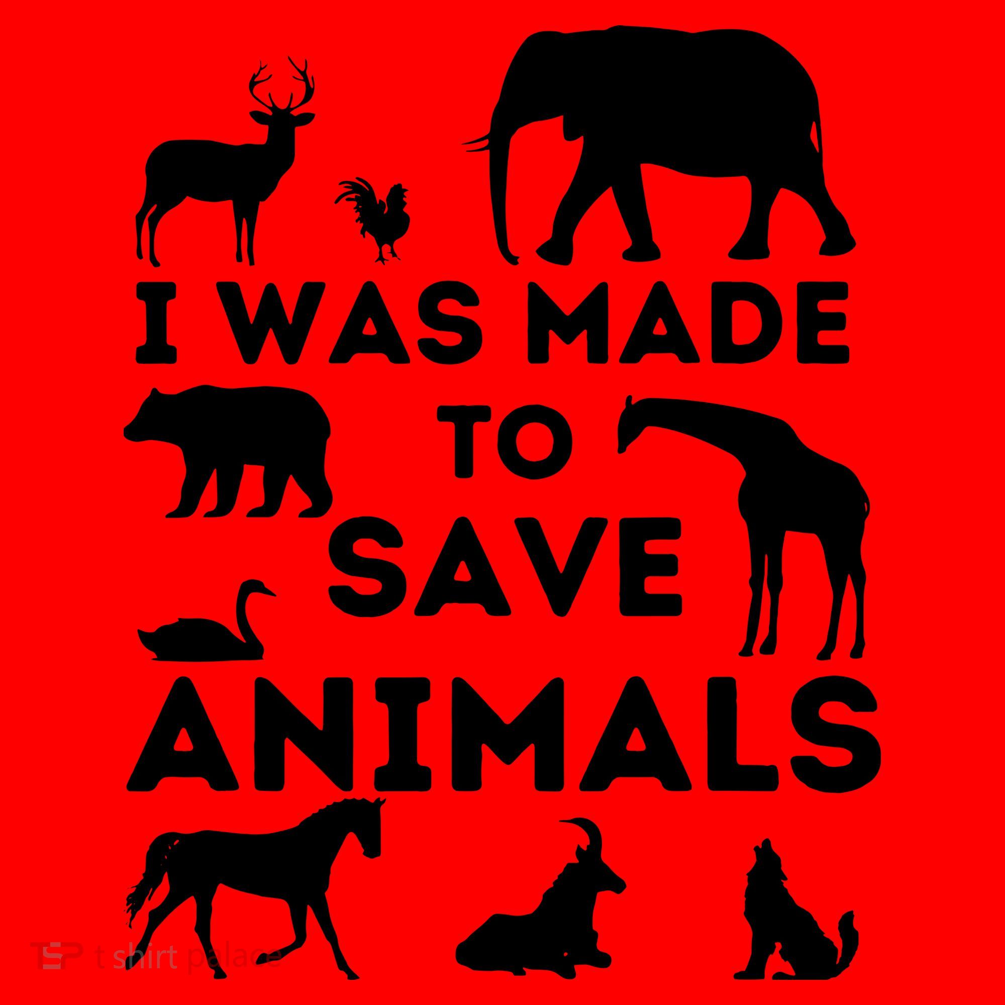 I Was Made To Save Animals Animal Rescue Protection Santa Hat