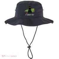 It Wasnt Me Christmas Tree Funny Cat Bucket Hat thumb 0