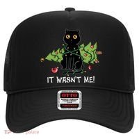 It Wasnt Me Christmas Tree Funny Cat Hat thumb 0