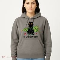 It Wasnt Me Christmas Tree Funny Cat Hoodie thumb 5