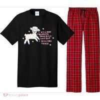 I Will Not Tolerate Your Bull Shit But I Wish You Peace Pajama Set thumb 0