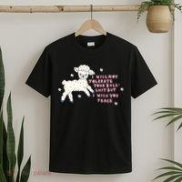 I Will Not Tolerate Your Bull Shit But I Wish You Peace T-Shirt thumb 2
