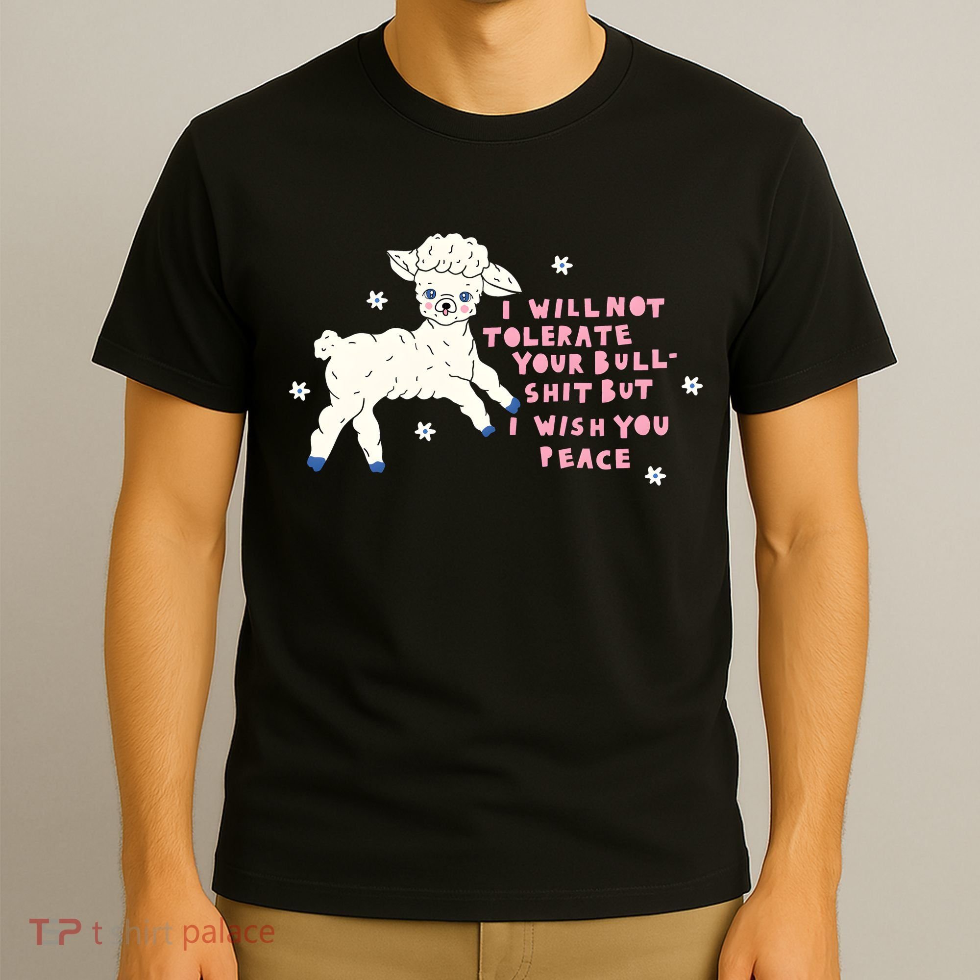 I Will Not Tolerate Your Bull Shit But I Wish You Peace T-Shirt