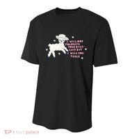 I Will Not Tolerate Your Bull Shit But I Wish You Peace Youth Performance Sprint T-Shirt thumb 0