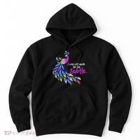 I Was Not Made To Be Subtle Peacock Hoodie thumb 0