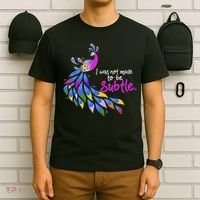I Was Not Made To Be Subtle Peacock T-Shirt thumb 6