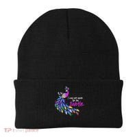 I Was Not Made To Be Subtle Peacock Beanie thumb 0