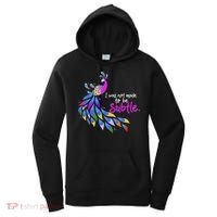 I Was Not Made To Be Subtle Peacock Women's Hoodie thumb 0