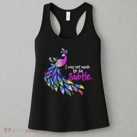 I Was Not Made To Be Subtle Peacock Women's Tank Top thumb 3