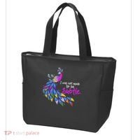 I Was Not Made To Be Subtle Peacock Tote Bag thumb 3