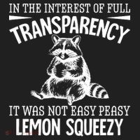 It Was Not Easy Peasy Lemon Squeezy Raccoon Meme Hat thumb 2