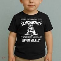 It Was Not Easy Peasy Lemon Squeezy Raccoon Meme Toddler T-Shirt thumb 2