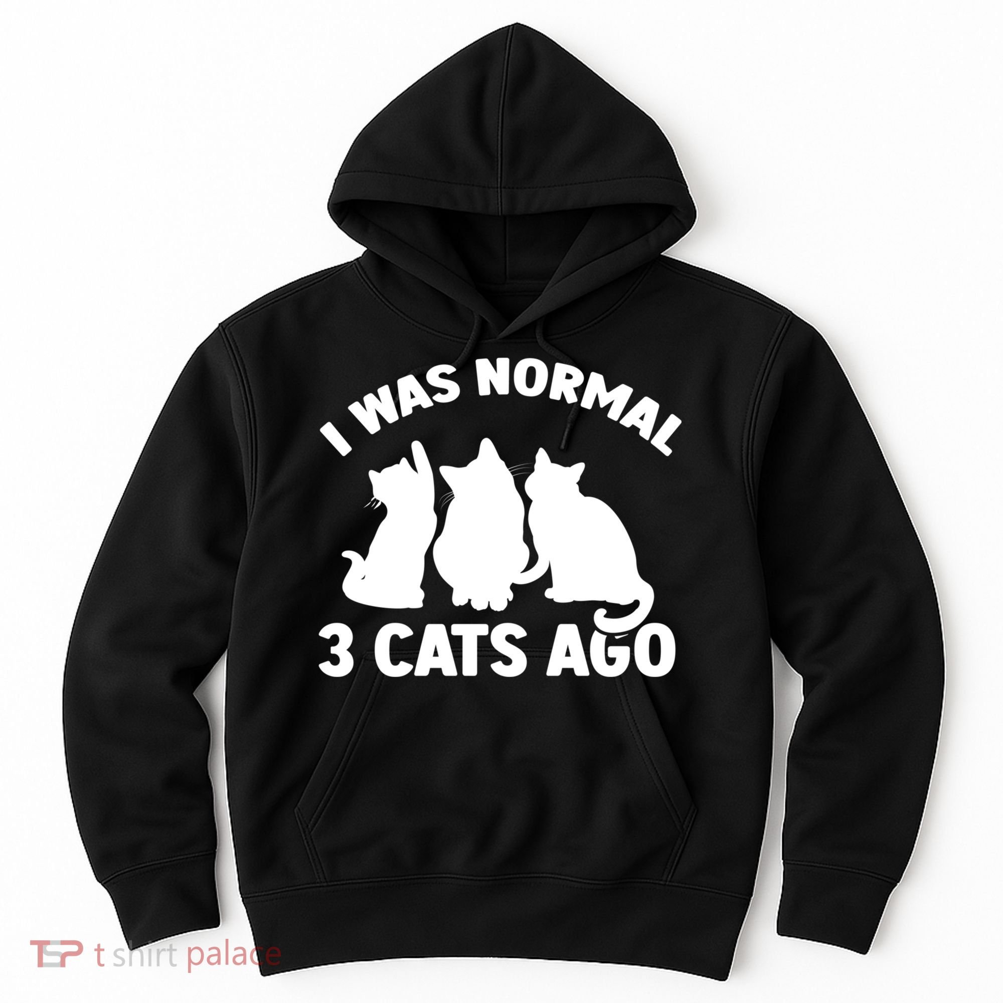 I Was Normal 3 Cats Ago Cat Kitten Kitty Hoodie