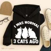 I Was Normal 3 Cats Ago Cat Kitten Kitty Hoodie thumb 4