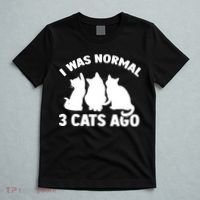 I Was Normal 3 Cats Ago Cat Kitten Kitty T-Shirt thumb 5