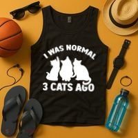 I Was Normal 3 Cats Ago Cat Kitten Kitty Tank Top thumb 4